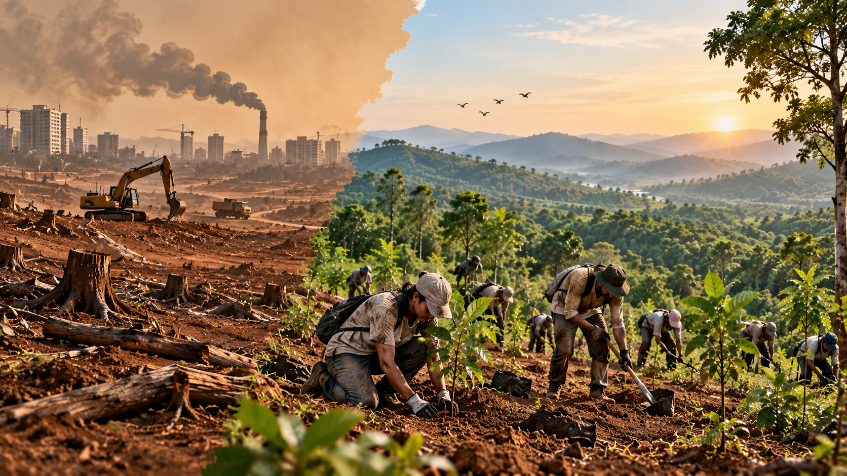 Afforestation: How we planted 8,000 trees — and almost killed ourselves